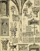 An illustration from Period furnishings; an encyclopedia of historic furniture, decorations and furnishings (1911)