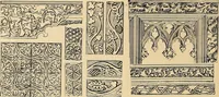 An illustration from Period furnishings; an encyclopedia of historic furniture, decorations and furnishings (1911)