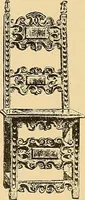 An illustration from Period furnishings; an encyclopedia of historic furniture, decorations and furnishings (1911)