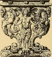 An illustration from Period furnishings; an encyclopedia of historic furniture, decorations and furnishings (1911)