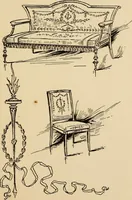 An illustration from Periods of furniture : a concise resumé of all leading types of furniture; descriptions of their derivations concisely told; amply illustrated. (1903)