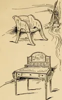 Picture 13 of 18 from Periods of furniture : a concise resumé of all leading types of furniture; descriptions of their derivations concisely told; amply illustrated. (1903), leaf 28