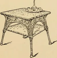 An illustration from Periods of furniture : a concise resumé of all leading types of furniture; descriptions of their derivations concisely told; amply illustrated. (1903)