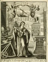 An illustration from Peripateticus nostri temporis, seu, Philosophus discursivus : in biennali cursu, per discursus symbolico-physicos, ad discursum, juxta sanctorum philosophorum exempla, piè curiosum instructus .. (1724)