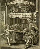 An illustration from Peripateticus nostri temporis, seu, Philosophus discursivus : in biennali cursu, per discursus symbolico-physicos, ad discursum, juxta sanctorum philosophorum exempla, piè curiosum instructus .. (1724)