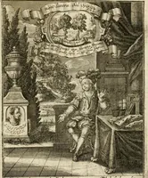 An illustration from Peripateticus nostri temporis, seu, Philosophus discursivus : per discursus symbolico-physicos, ad discursum, juxta sanctorum philosophorum exempla, pie curiosum instructus (1755)