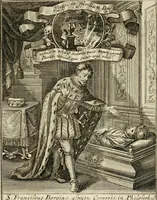 An illustration from Peripateticus nostri temporis, seu, Philosophus discursivus : per discursus symbolico-physicos, ad discursum, juxta sanctorum philosophorum exempla, pie curiosum instructus (1755)