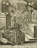 An illustration from Peripateticus nostri temporis, seu, Philosophus discursivus : per discursus symbolico-physicos, ad discursum, juxta sanctorum philosophorum exempla, pie curiosum instructus (1755)