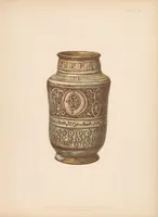 An illustration from Persian ceramic art in the collection of F.D. Godman : the 13th century lustred vases (1891)
