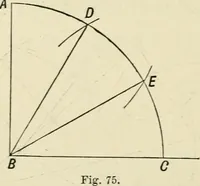 An illustration from Perspective and geometrical drawing : adapted to the use of candidates for second and third-class teachers' certificates (1887)