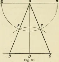An illustration from Perspective and geometrical drawing : adapted to the use of candidates for second and third-class teachers' certificates (1887)