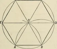An illustration from Perspective and geometrical drawing : adapted to the use of candidates for second and third-class teachers' certificates (1887)