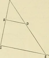 An illustration from Perspective and geometrical drawing : adapted to the use of candidates for second and third-class teachers' certificates (1887)
