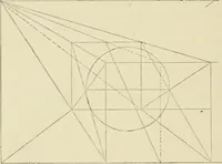 An illustration from Perspective and geometrical drawing : adapted to the use of candidates for second and third-class teachers' certificates (1887)