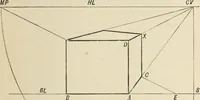 An illustration from Perspective and geometrical drawing : adapted to the use of candidates for second and third-class teachers' certificates (1887)