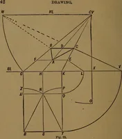 An illustration from Perspective and geometrical drawing adapted to the use of candidates for second and third-class teachers' certificates (1887)