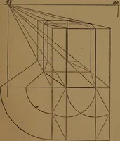 An illustration from Perspective and geometrical drawing adapted to the use of candidates for second and third-class teachers' certificates (1887)