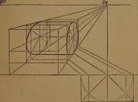 An illustration from Perspective and geometrical drawing adapted to the use of candidates for second and third-class teachers' certificates (1887)