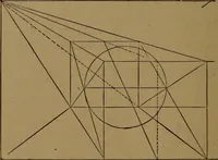 An illustration from Perspective and geometrical drawing adapted to the use of candidates for second and third-class teachers' certificates (1887)