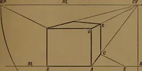An illustration from Perspective and geometrical drawing adapted to the use of candidates for second and third-class teachers' certificates (1887)