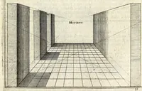 An illustration from Perspective practical, or, A plain and easie method of true and lively representing all things to the eye at a distance, by the exact rules of art ... (1698)