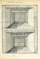 An illustration from Perspective practical, or, A plain and easie method of true and lively representing all things to the eye at a distance, by the exact rules of art ... (1698)