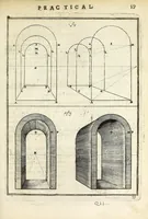 An illustration from Perspective practical, or, A plain and easie method of true and lively representing all things to the eye at a distance, by the exact rules of art ... (1698)