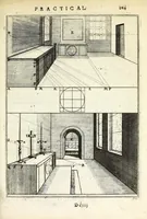 An illustration from Perspective practical, or, A plain and easie method of true and lively representing all things to the eye at a distance, by the exact rules of art ... (1698)