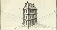 An illustration from Perspective practical, or, A plain and easie method of true and lively representing all things to the eye at a distance, by the exact rules of art ... (1698)