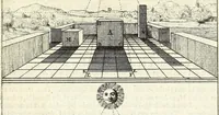 Picture 62 of 68 from Perspective practical, or, A plain and easie method of true and lively representing all things to the eye at a distance, by the exact rules of art ... (1698), leaf 293