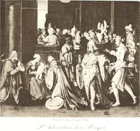 An illustration from Catalogue des tableaux modernes & anciens, objets d'art & de curiosité composant la collection de M. G-- : et dont la vente aura lieu par suite deo son décès Galerie Georges Petit ... les samedi 14, lundi 16 et mardi 17 mai 1898 ... : commissaire-priseur Me Paul Chevallier ..., experts: pour les tableaux modernes M. Georges Petit ... MM. Allard & Noel ...; pour les tableaux anciens MM. Féral père & fils ...; pour les objets d'art, MM. Mannheim .. (1898)