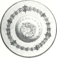 An illustration from Catalogue des tableaux modernes & anciens, objets d'art & de curiosité composant la collection de M. G-- : et dont la vente aura lieu par suite deo son décès Galerie Georges Petit ... les samedi 14, lundi 16 et mardi 17 mai 1898 ... : commissaire-priseur Me Paul Chevallier ..., experts: pour les tableaux modernes M. Georges Petit ... MM. Allard & Noel ...; pour les tableaux anciens MM. Féral père & fils ...; pour les objets d'art, MM. Mannheim .. (1898)