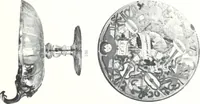 An illustration from Catalogue des tableaux modernes & anciens, objets d'art & de curiosité composant la collection de M. G-- : et dont la vente aura lieu par suite deo son décès Galerie Georges Petit ... les samedi 14, lundi 16 et mardi 17 mai 1898 ... : commissaire-priseur Me Paul Chevallier ..., experts: pour les tableaux modernes M. Georges Petit ... MM. Allard & Noel ...; pour les tableaux anciens MM. Féral père & fils ...; pour les objets d'art, MM. Mannheim .. (1898)
