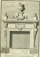 An illustration from Petit uvre d'architecture de Jean Marot, architecte et graveur, ou, Recueil des plans, elevations & coupes de divers anciens edifices de Paris, & de la sépulture des Valois, à S. Denis, avec diverses suites de tombeaux, epitaphes, chapelles, retables d'autels, tabernacles, portes cocheres & autres, &c. & plusieurs petits temples dans le goût antique, qui n'ont jamais paru (1764)