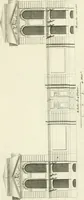 An illustration from Petit uvre d'architecture de Jean Marot, architecte et graveur, ou, Recueil des plans, elevations & coupes de divers anciens edifices de Paris, & de la sépulture des Valois, à S. Denis, avec diverses suites de tombeaux, epitaphes, chapelles, retables d'autels, tabernacles, portes cocheres & autres, &c. & plusieurs petits temples dans le goût antique, qui n'ont jamais paru (1764)