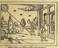 An illustration from Petri Apiani Cosmographia, (1539)