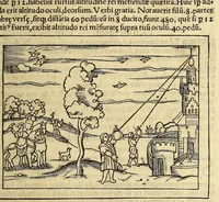An illustration from Petri Apiani Cosmographia, (1539)