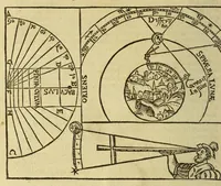 An illustration from Petri Apiani Cosmographia, (1539)