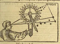 An illustration from Petri Apiani Cosmographia, (1539)
