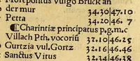 An illustration from Petri Apiani Cosmographia, (1540)