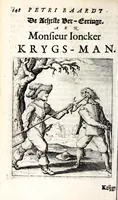 Picture 11 of 43 from Petri Baardt Devgden-spoor in de on-devghden des werelts aff-gebeeldt : op den regel, wat kennr [sic] kan de werelt niet, die door der menschen herte siet? (1645), leaf 152