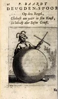 Picture 1 of 43 from Petri Baardt Devgden-spoor in de on-devghden des werelts aff-gebeeldt : op den regel, wat kennr [sic] kan de werelt niet, die door der menschen herte siet? (1645), leaf 18