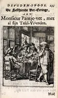 Picture 22 of 43 from Petri Baardt Devgden-spoor in de on-devghden des werelts aff-gebeeldt : op den regel, wat kennr [sic] kan de werelt niet, die door der menschen herte siet? (1645), leaf 239