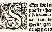 An illustration from Petri Baardt Devgden-spoor in de on-devghden des werelts aff-gebeeldt : op den regel, wat kennr [sic] kan de werelt niet, die door der menschen herte siet? (1645)
