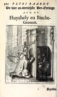 Picture 41 of 43 from Petri Baardt Devgden-spoor in de on-devghden des werelts aff-gebeeldt : op den regel, wat kennr [sic] kan de werelt niet, die door der menschen herte siet? (1645), leaf 396