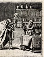 Picture 6 of 43 from Petri Baardt Devgden-spoor in de on-devghden des werelts aff-gebeeldt : op den regel, wat kennr [sic] kan de werelt niet, die door der menschen herte siet? (1645), leaf 97
