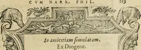 An illustration from Petri Costalii Pegma : cum narrationibus philosophicis (1555)