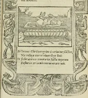 An illustration from Petri Costalii Pegma : cum narrationibus philosophicis (1555)