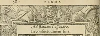 An illustration from Petri Costalii Pegma : cum narrationibus philosophicis (1555)