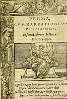 An illustration from Petri Costalij Pegma, : cum narrationibus philosophicis (1555)